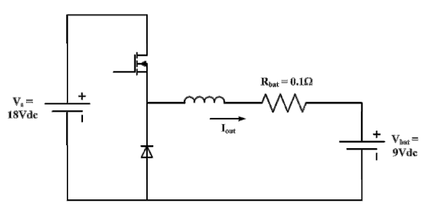 The buck converter shown below is used to charge a | Chegg.com