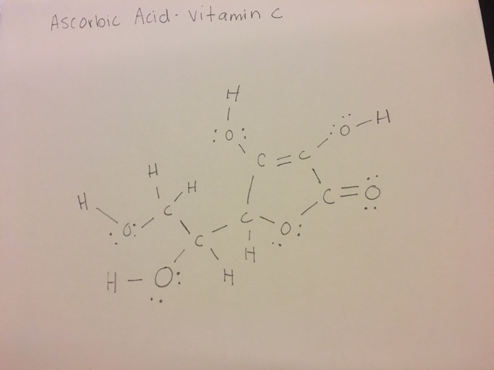 Solved Is this the correct Lewis structure for Ascorbic acid | Chegg.com