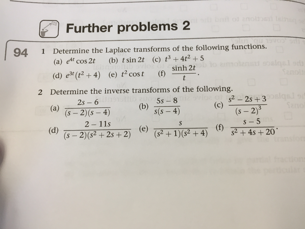 Solved Please explain with steps.1a, 1d, 2c, 2d, 2f as well | Chegg.com