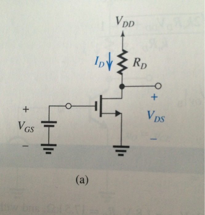 Solved D 7.3 It Is Required To Bias The MOS Amplifier Of | Chegg.com