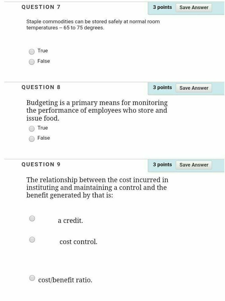 Solved QUESTION 1 3 Points Save Answer On The Form Used For | Chegg.com