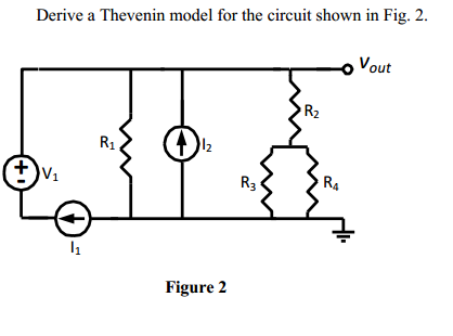 Solved Derive a Thevenin model for the circuit shown in Fig. | Chegg.com