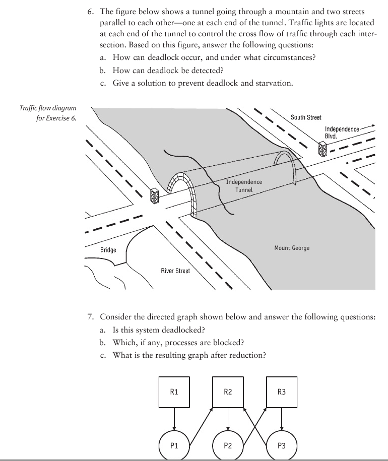 Solved 6. The figure below shows a tunnel going through a | Chegg.com