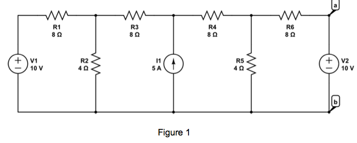 For the circuit shown in Figure 1, 2, and 3, find the | Chegg.com