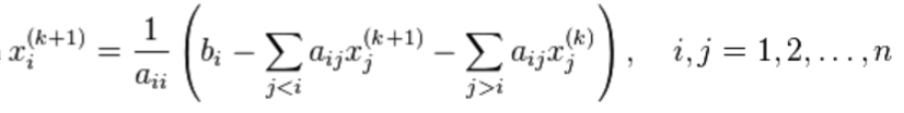 Solved I Need Help Modeling Gauss Seidel Method (the 