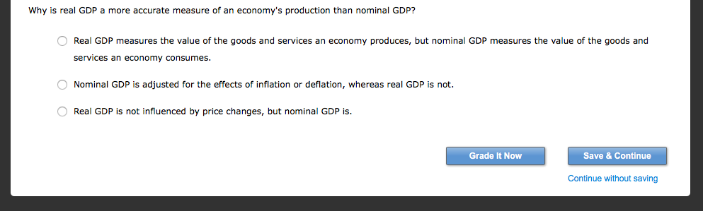 solved real gdp will decrease only when prices... Solved 5. Real versus nominal GDP Consider a simple economy | Chegg.com