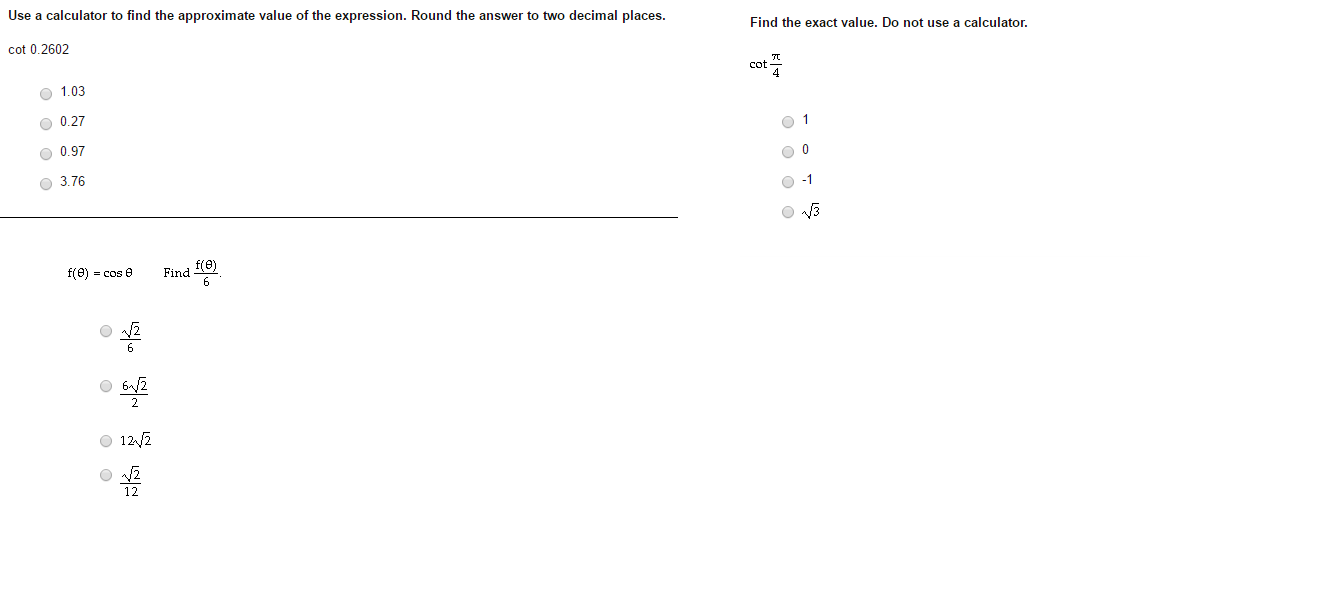 Solved Use a calculator to find the approximate value of the | Chegg.com