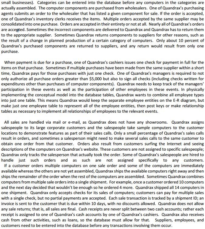 Solved Q5. [2 marks] [Applied question] Quandrax Computers | Chegg.com