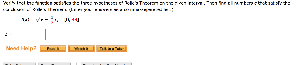 Solved Verify that the function satisfies the three | Chegg.com