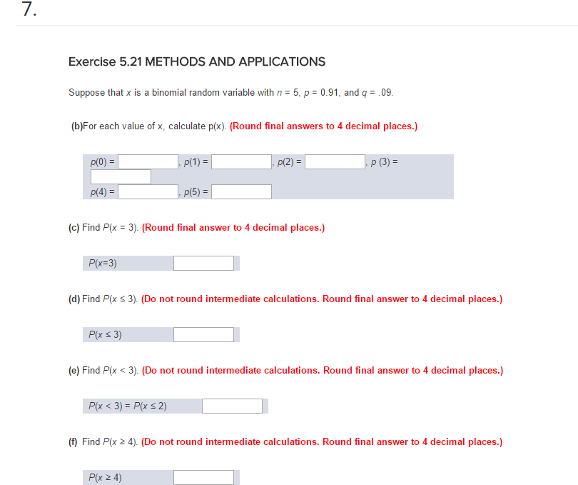 Solved 7. 5.21 METHODS AND Exercise 5.21 METHODS AND | Chegg.com