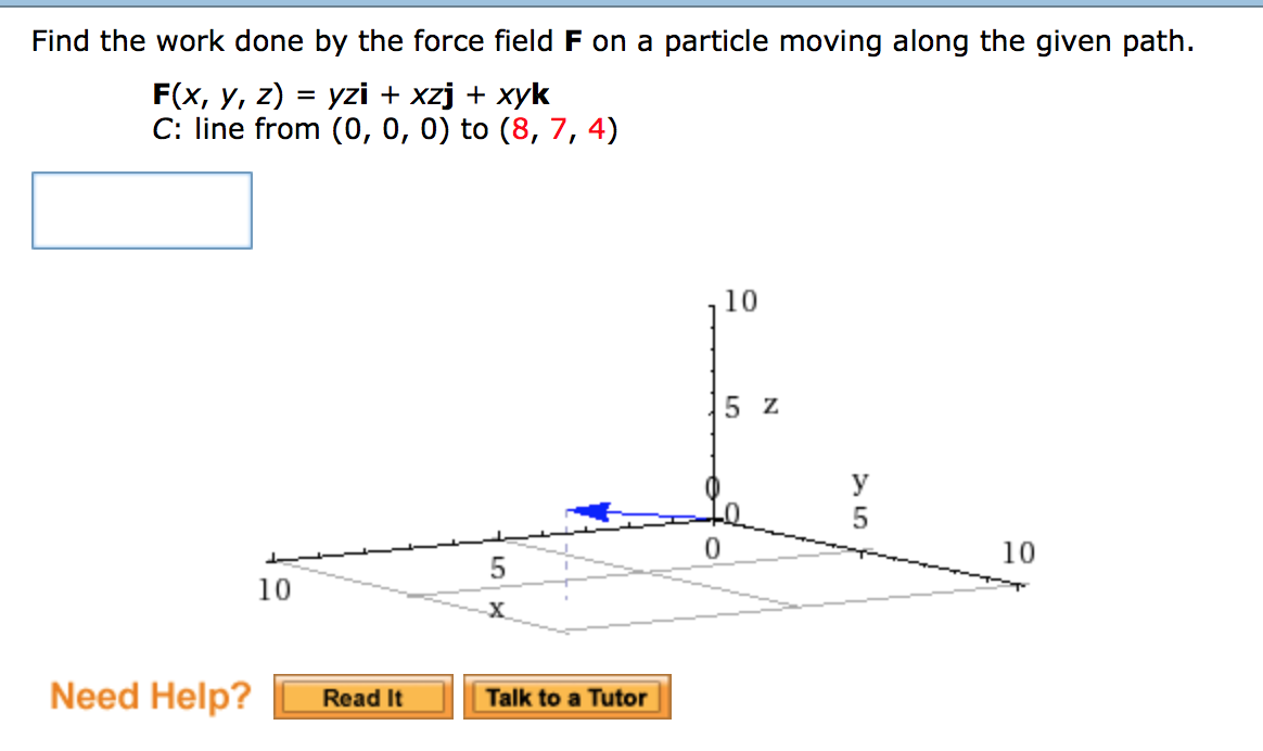 solved-find-the-work-done-by-the-force-field-f-on-a-particle-chegg