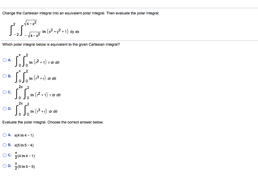 solved-change-the-cartesian-integral-into-an-equivalent-chegg