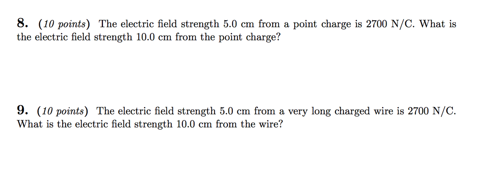 solved-the-electric-field-strength-5-0-cm-from-a-point-chegg