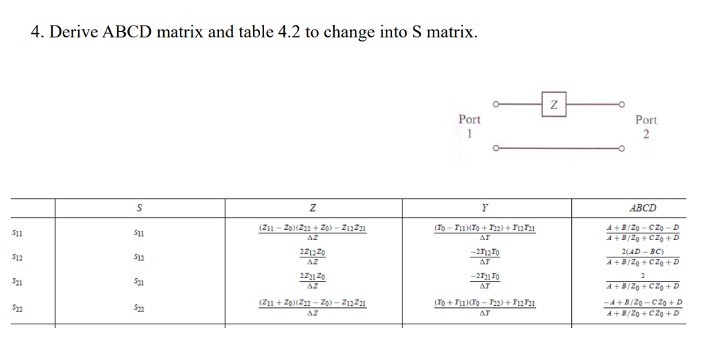 abcd matrix