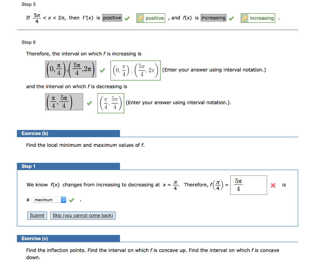 Solved onsider the equation below x)-2 sin(x) + 2 cos(x), 0 | Chegg.com