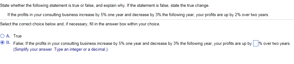 Solved State whether the following statement is true or | Chegg.com