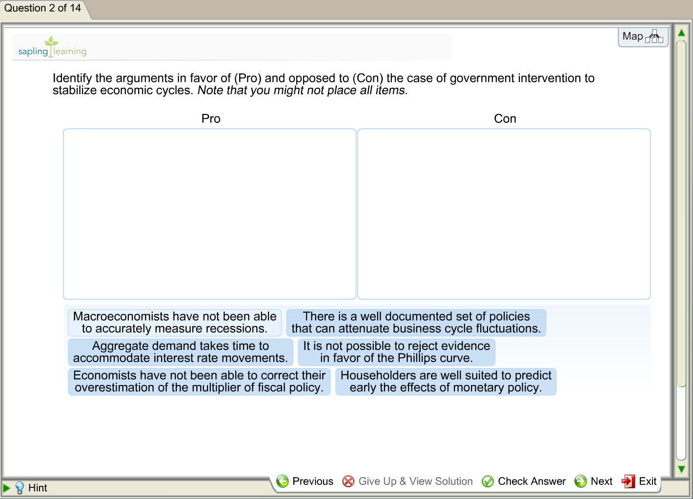 Solved Identify The Arguments In Favor Of (pro) And Opposed 