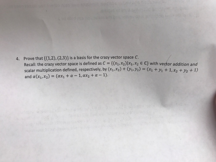 Solved Prove That 1 2 2 3 Is A Basis For The Crazy Chegg Solved Prove That 1 2 2 3 Is A Basis For The Crazy Chegg