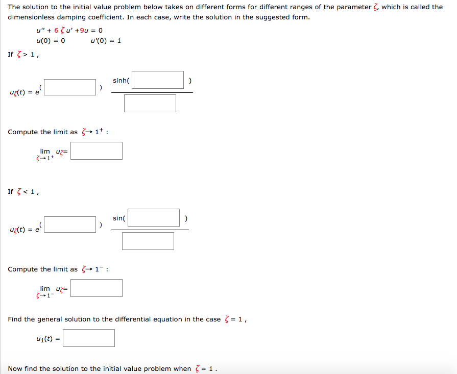 Solved The solution to the initial value problem below takes | Chegg.com