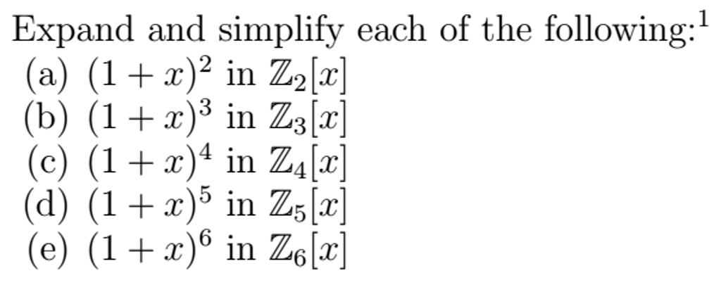 expand and simplify x 1 )( x 2 3x 5