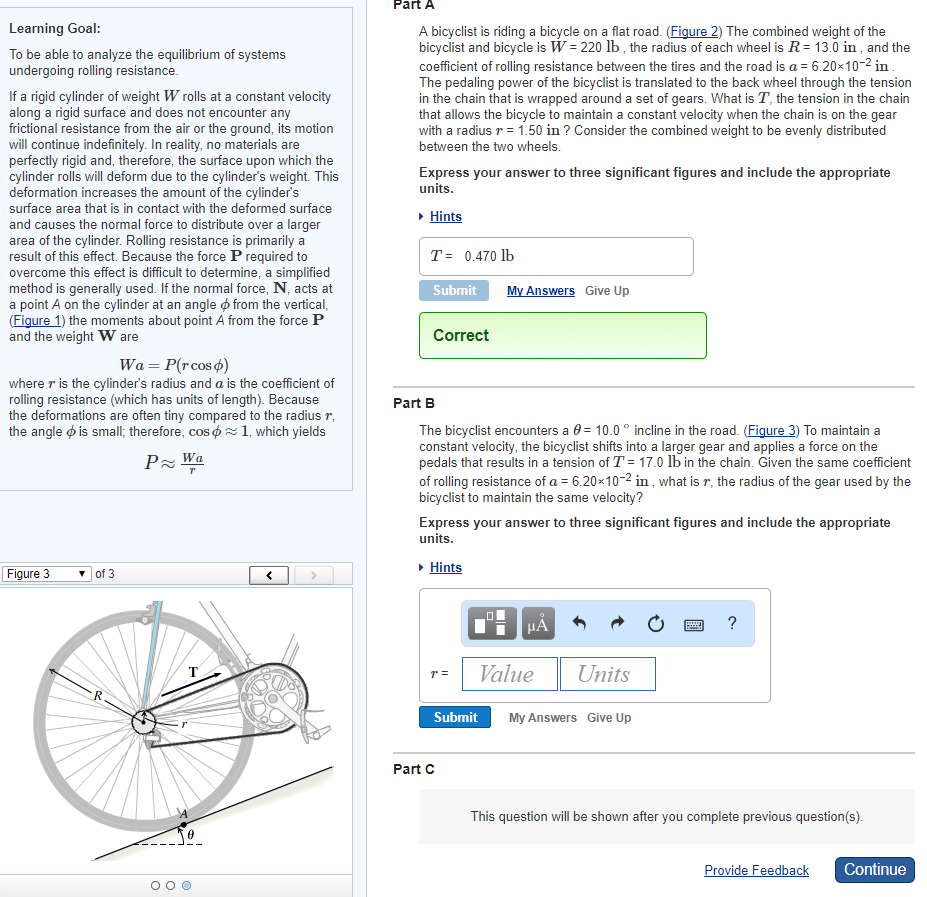 Part B The bicyclist encounters a θ = 10.0 ∘ | Chegg.com
