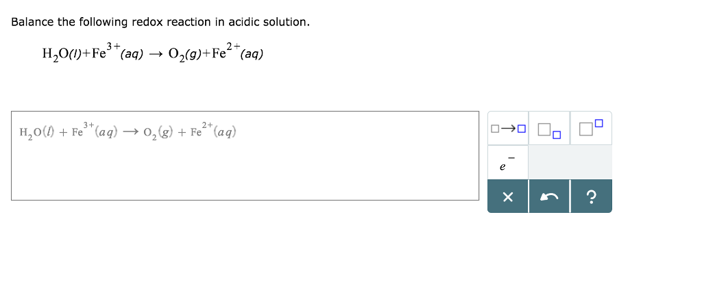 solved-balance-the-following-redox-reaction-in-acidic-chegg