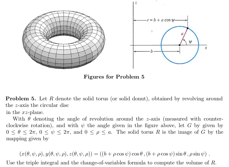 Let R Denote The Solid Torus (or Solid Donut), | Chegg.com