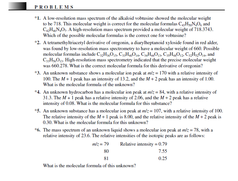 Solved A low-resolution mass spectrum of the alkaloid | Chegg.com