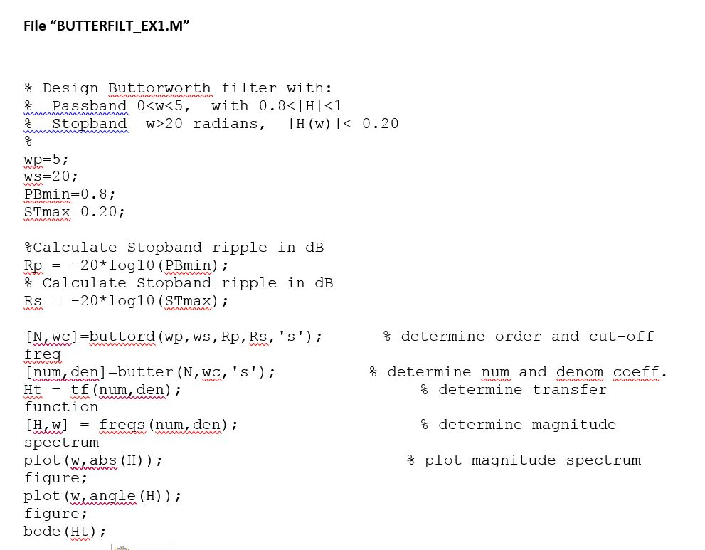 Solved 16. Use MATLAB and the example code titled | Chegg.com