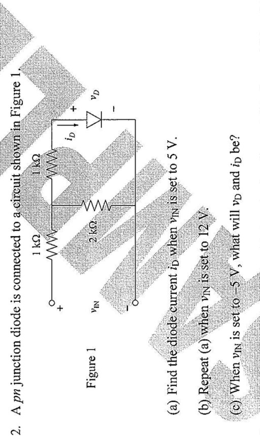 Solved A Pn Junction Diode Is Connected To A Circuit Shown | Chegg.com