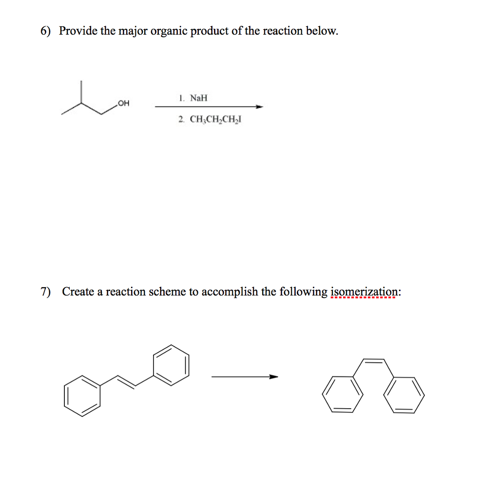 Solved Create a reaction scheme to accomplish the following | Chegg.com