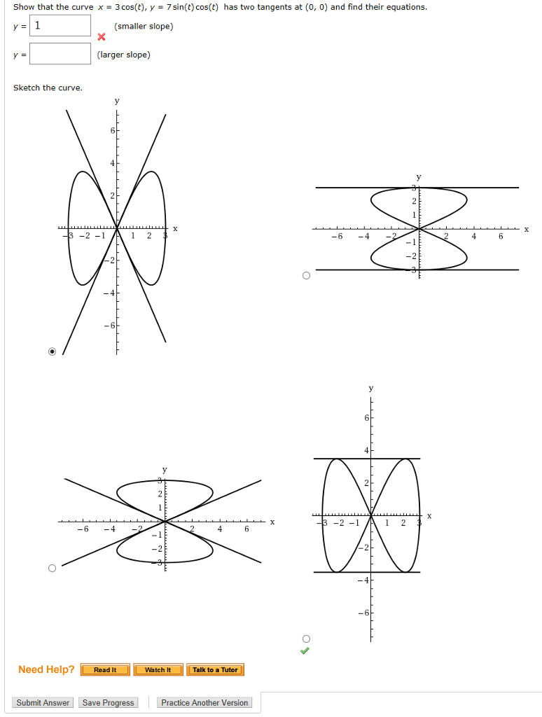 solved-show-that-the-curve-x-3-cos-t-y-7-sin-t-cos-t-chegg