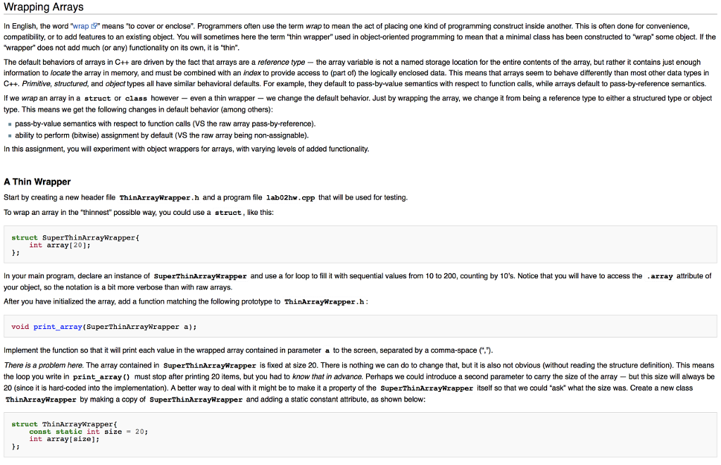 wrapping-arrays-in-english-the-word-wrap-means-to-chegg
