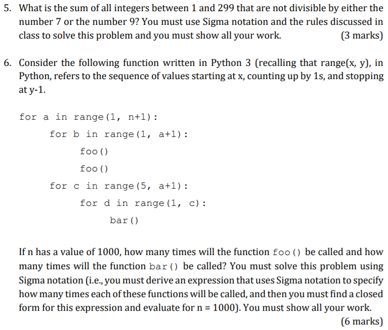 5-what-is-the-sum-of-all-integers-between-1-and-299-chegg