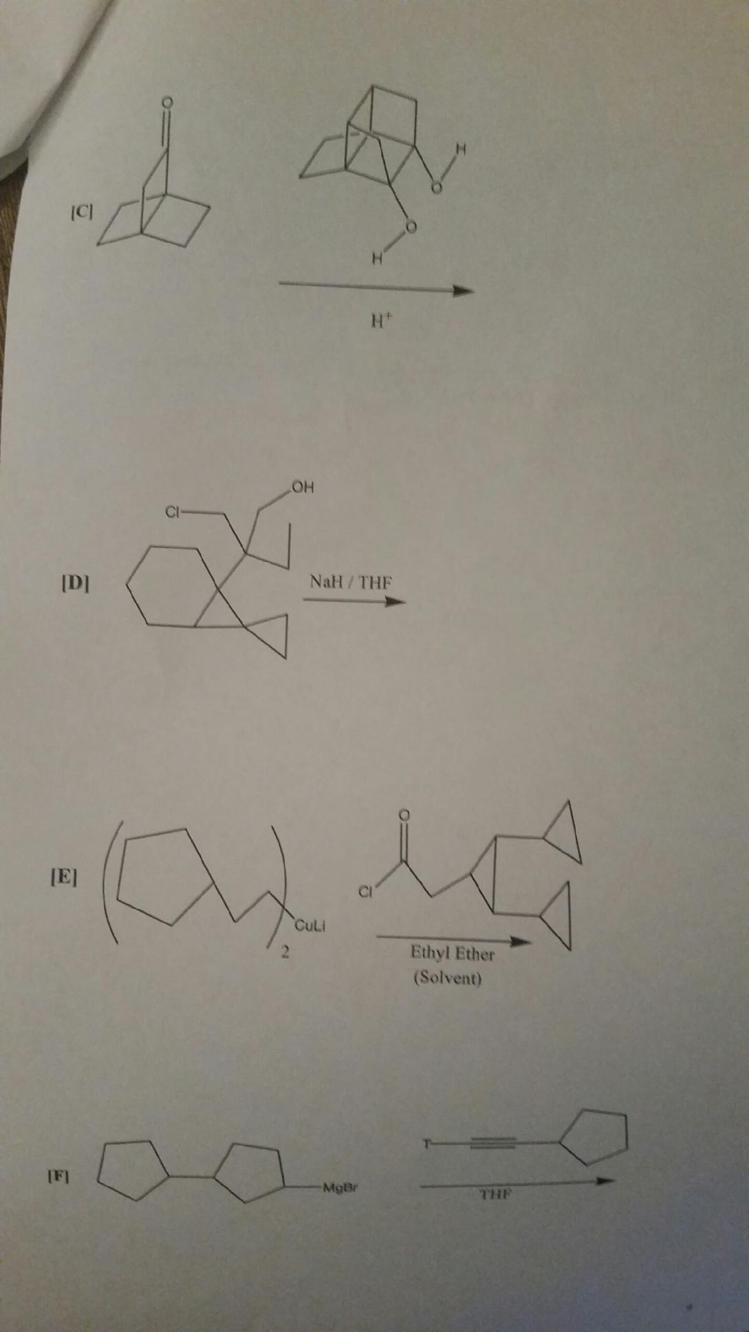 Solved Name each of the following compounds (A-F) and draw | Chegg.com