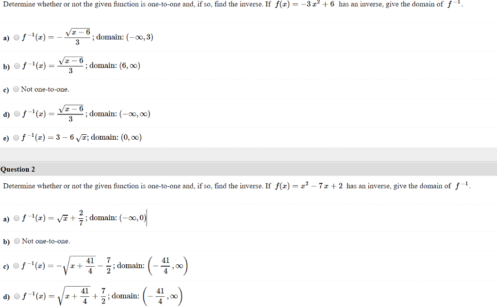 Solved Determine whether or not the given function is | Chegg.com