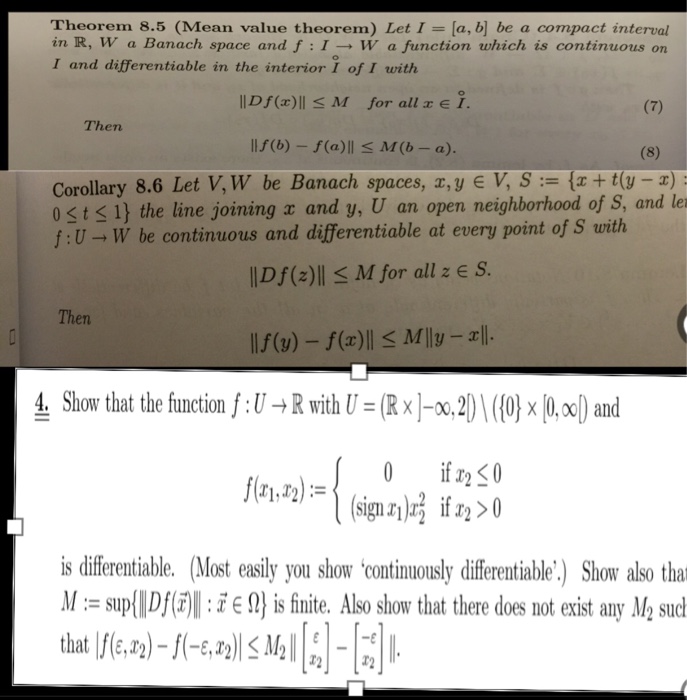 Solved Let I = [a, b] be a compact interval in R, W a Banach | Chegg.com