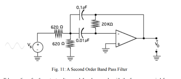 Solved 0.1 Uf 620 ? 0.01 Uf 0 Fig. 1: A Second Order Band 