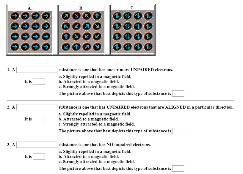 Solved B. Substance Is One That Has One Or More UNPAIRED | Chegg.com