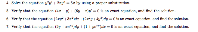 Solved Solve the equation y2y +2rys 6z by using a proper | Chegg.com