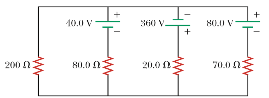 Solved 360 V 80 0 V 40 0 V 200 ω 80 0 ω 20 0 ω 70 0 ω Chegg