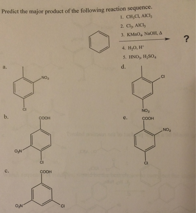 Solved Predict The Major Product Of The Following Reaction | Chegg.com