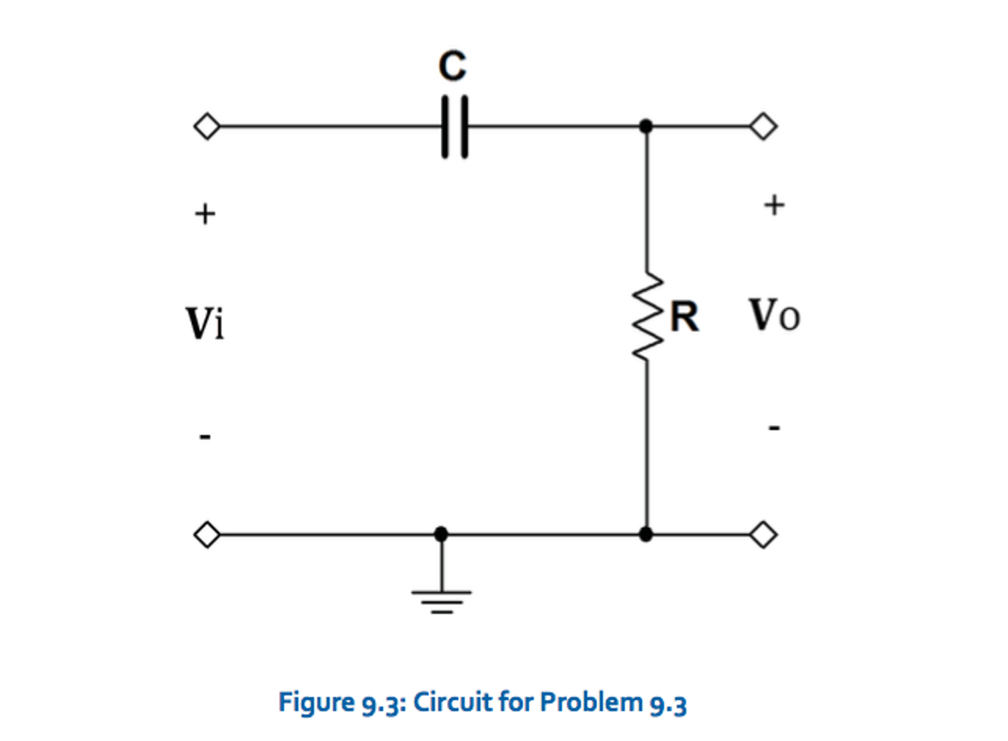 Solved The Filter Circuit Shown In Figure 9.3 Uses The | Chegg.com