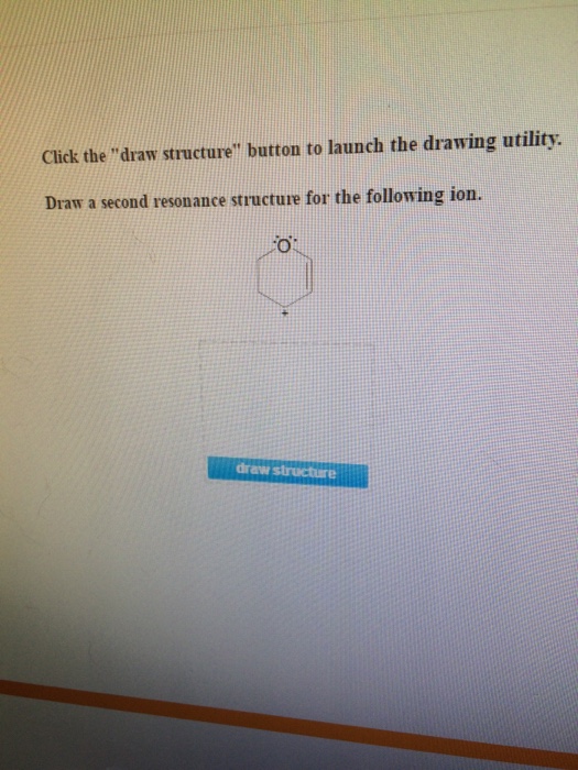 Solved Draw a second resonance structure for the following