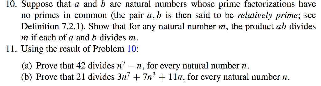 Solved 10. Suppose That A And B Are Natural Numbers Whose | Chegg.com