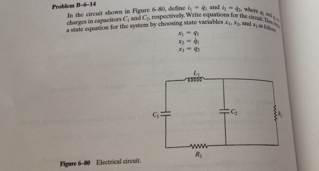 Solved In the circuit shown in Figure 6-80, define | Chegg.com