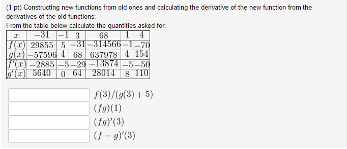 Solved Constructing new functions from old ones and | Chegg.com