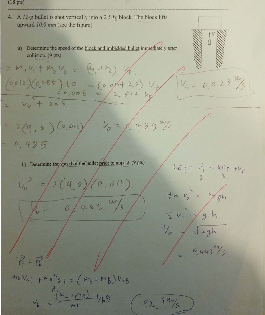 Solved (20 pts) A child throws a ball with an initial speed