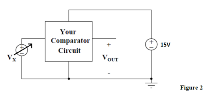 Solved Pre-Lab Assignment: Design the comparator circuit | Chegg.com