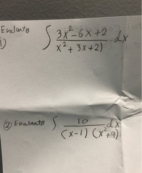 solved-evaluate-integral-3x-2-6x-2-x-2-3x-2-dx-chegg